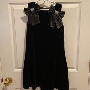 Girls Size 12 black holiday/party dress